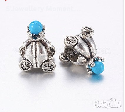 Талисман карета- элемент за гривни тип Пандора , снимка 1