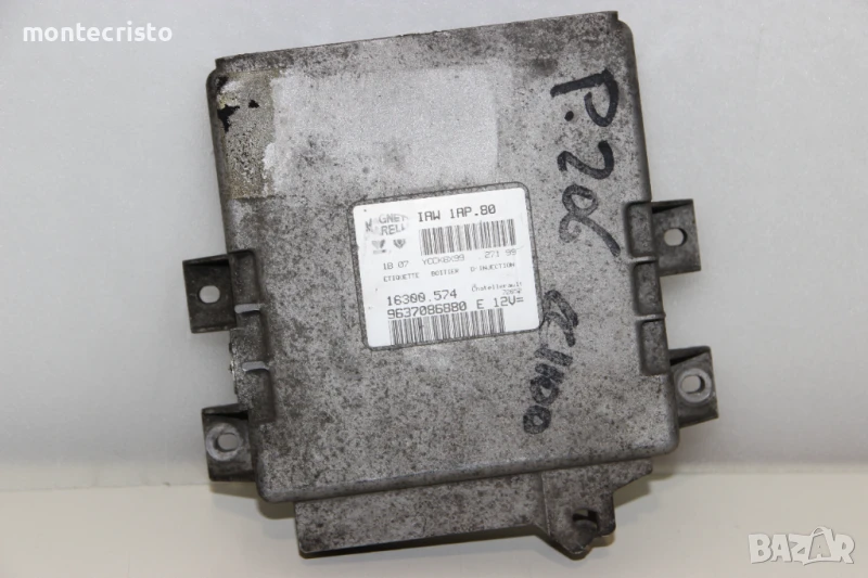 Моторен компютър Peugeot 206 (1998-2009г.) 9637086880 / IAW1AP80 / IAW 1AP.80 / 9637086880E, снимка 1
