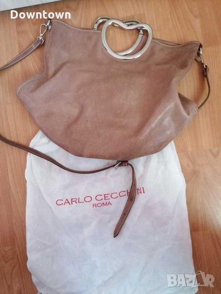 Carlo Cecchini#ROMA#естествена кожа чанта #, снимка 1