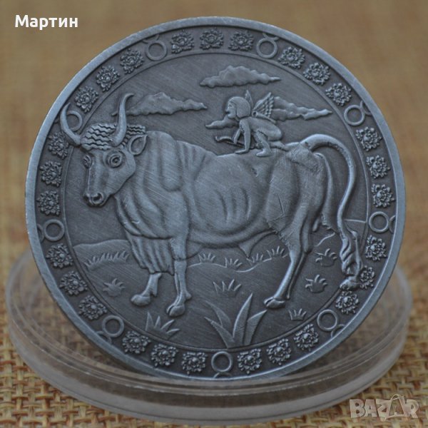 Монета зодия ТЕЛЕЦ  , снимка 1