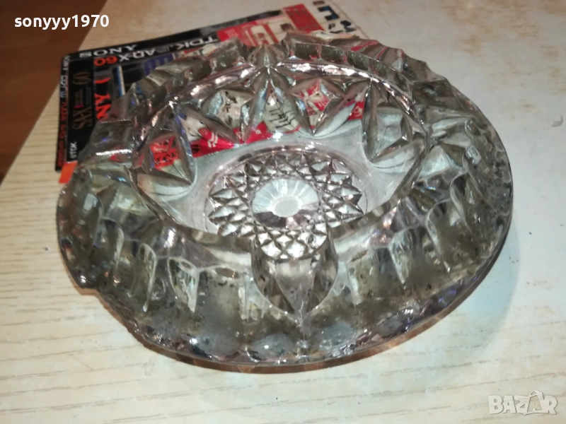 ПЕПЕЛНИК-ГОЛЯМ МАСИВЕН 16Х5СМ 2109251939, снимка 1