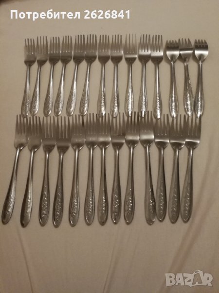 Вилици 18,5 см - модел цвете , снимка 1