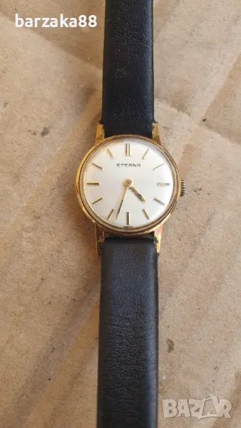 Дамски позлатен часовник Eterna, снимка 1