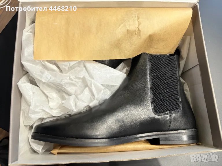 Мъжки Челси ботуши River Island – естествена кожа, размер 44 (UK 10), снимка 1