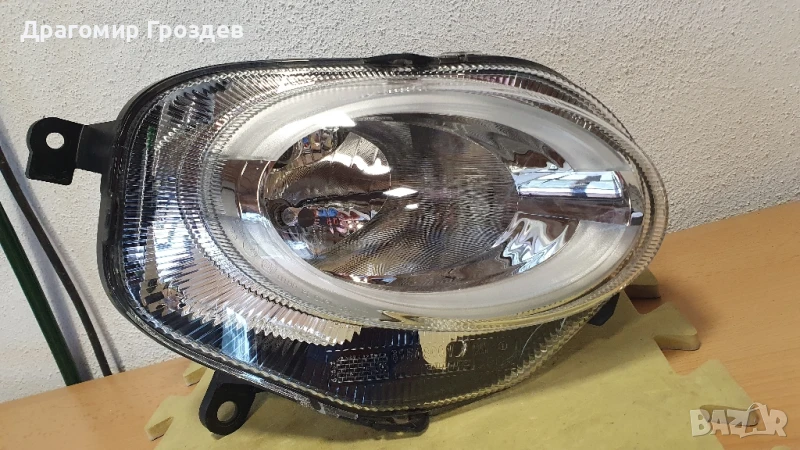 Оригинален десен фар за дълги светлини с DRL  за FIAT 500 / Фиат 500 , снимка 1