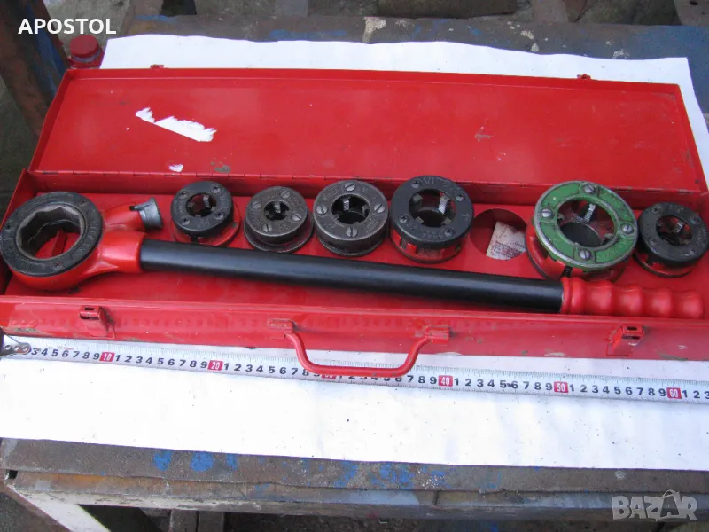 пафта тръборез тресчотка за резби VIRAX, снимка 1