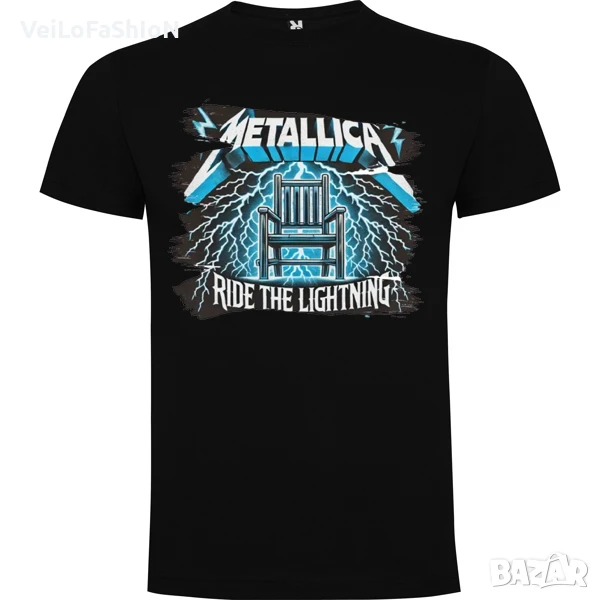Нова мъжка тениска на музикалната група Metallica - Ride the Lightning , снимка 1