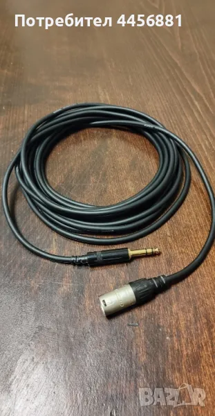 Cordial XLR Jack 5 метра кабел, снимка 1