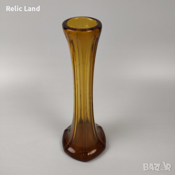 Стъклена ваза Amber Glass, снимка 1