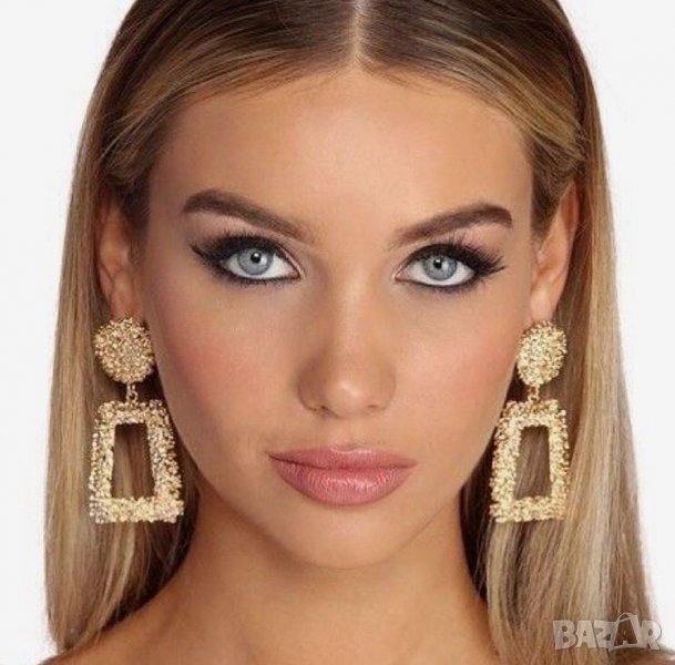 Страхотни обеци златни сребърни, снимка 1