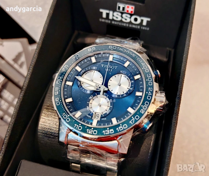 TISSOT SUPERSPORT CHRONO T125.617.11.041.00 часовник кутия 100% оригинал справка SN , снимка 1