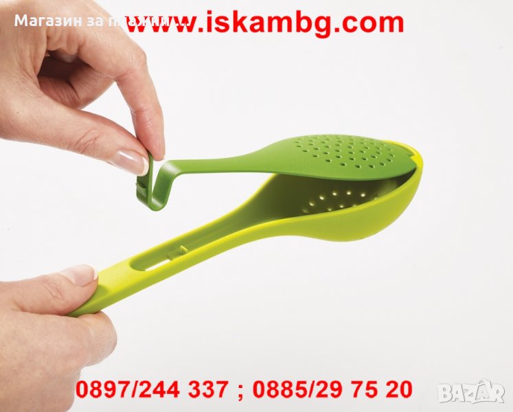 Лъжица с контейнер за подправки, снимка 1