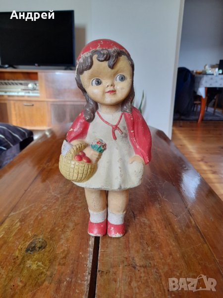 Стара кукла Червената шапчица, снимка 1