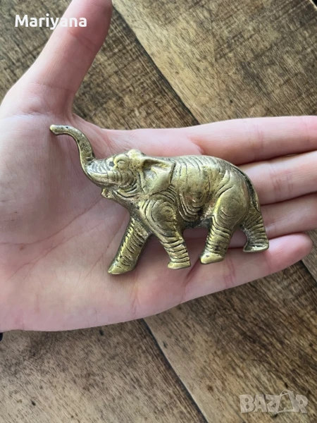 Винтидж фигурка на слон (бронз), снимка 1