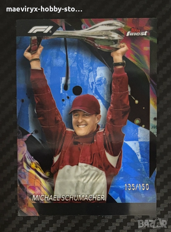 Topps Finest Formula 1 (2024) - #191 Michael Schumacher /150, снимка 1