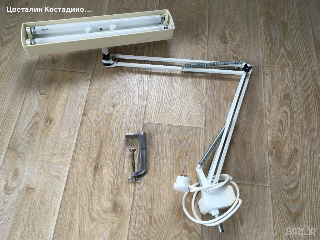 шведска , разтегателна работна лампа, снимка 1