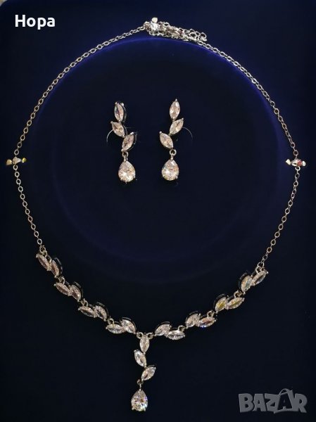 Комплект колие и обеци , снимка 1