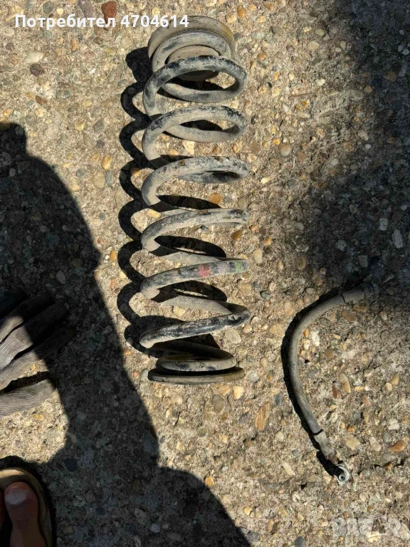 Задна пружина Vw Touran Туран Метанов само за 40Eur. 1k0512149b , 1k0512297d, снимка 1