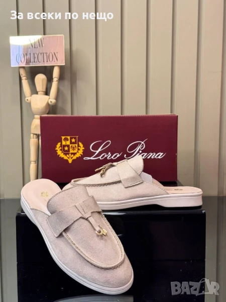 Loro Piana Дамски Затворени Чехли Лоро Пиана - Налични Различни Цветове Код E679, снимка 1