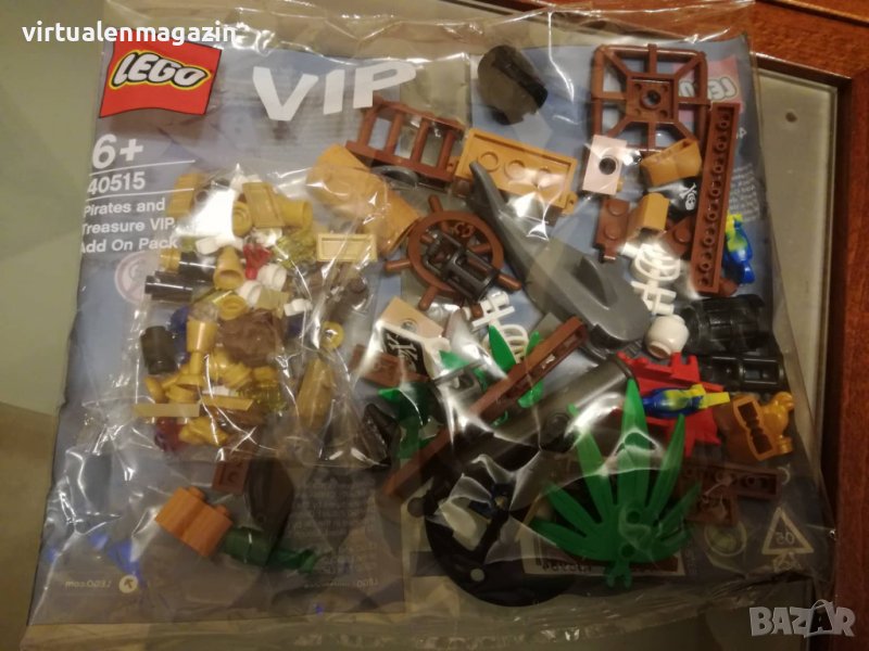 Вип пакет Лего - Lego 40515 - Pirates and Treasure VIP Add On Pack polybag, снимка 1