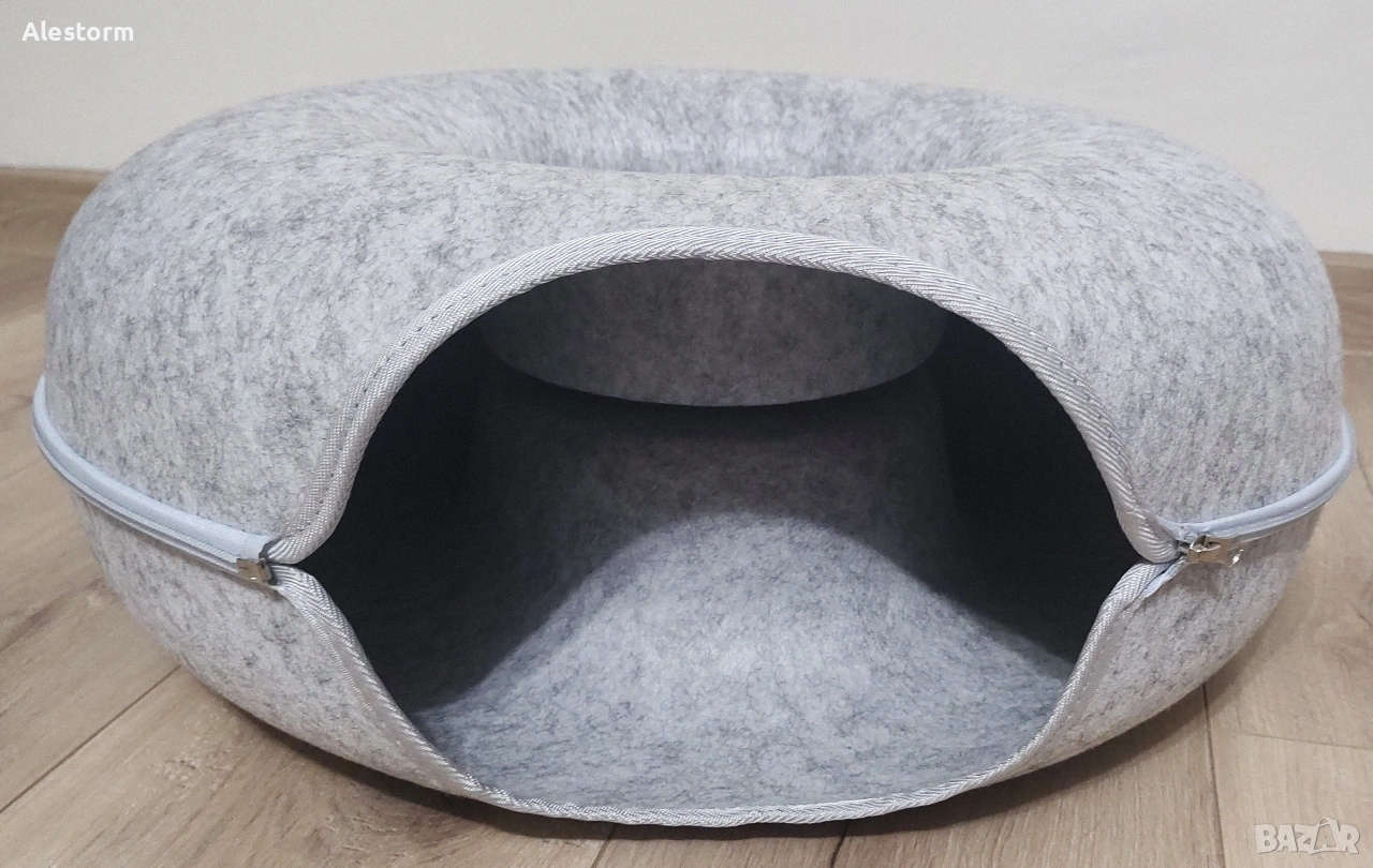 Легло/ тунел за игра за котки, снимка 1