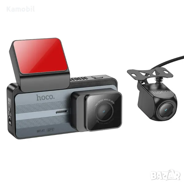 Рекордер за шофиране Hoco DV12 2K GPS , снимка 1