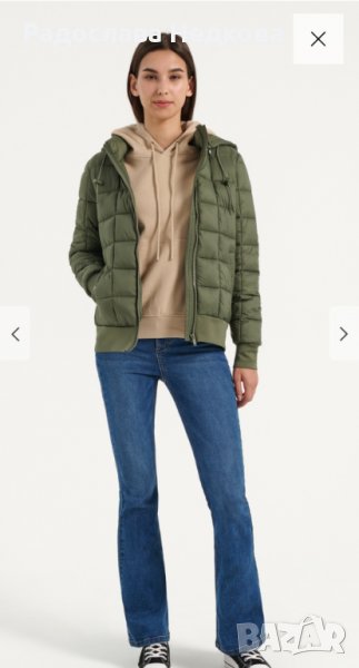 Капитонирано яке с качулка, снимка 1