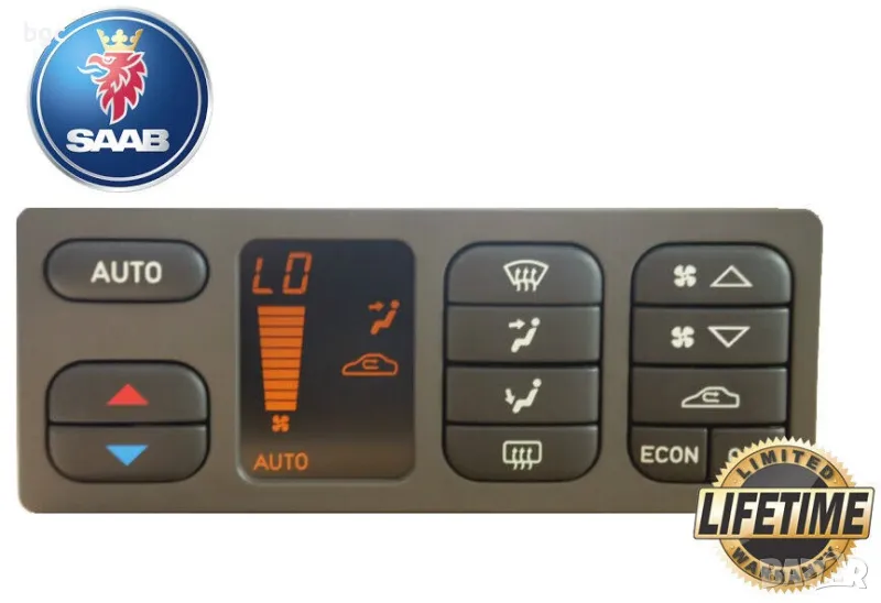 Ремонтен Комплект SAAB Климатик Екран 1998 до 2003 SAAB 9-3 (Coupe, Sedan & Wagon), SID1 & SID2, снимка 1