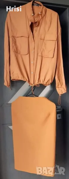 Лот от страхотни яке-риза и бандажна пола, снимка 1