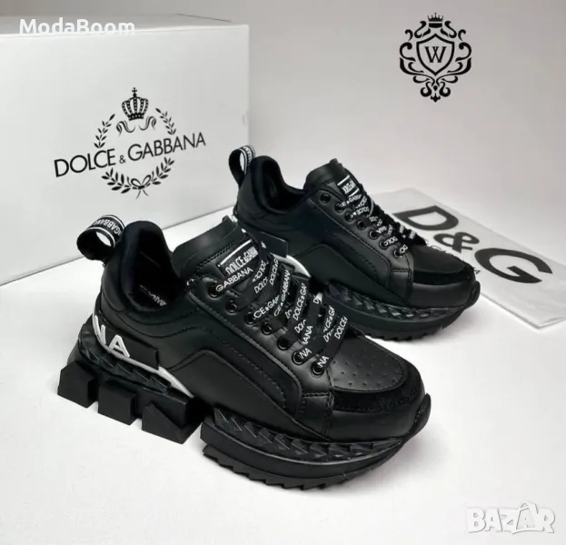 Dolce & Gabbana черни дамски маратонки, снимка 1