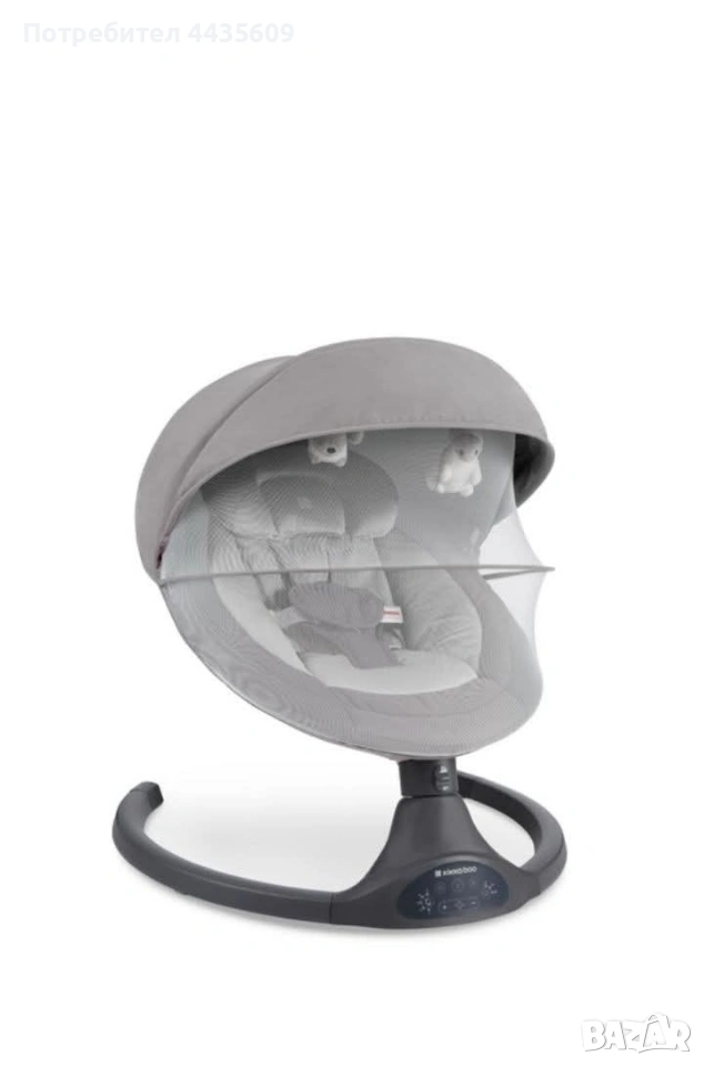Електрическа люлка KikkaBoo, Codie Light Grey 2025, снимка 1