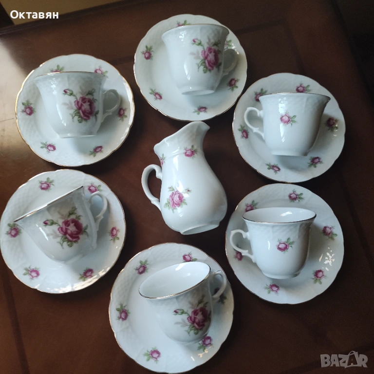 Порцеланов сервиз за кафе, снимка 1