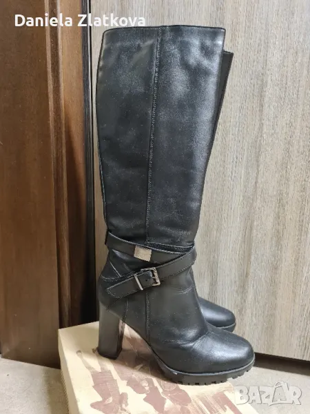 Дамски кожени ботуши, снимка 1