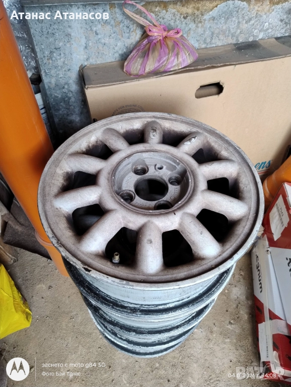 Лети джанти 14 цола 4х100 за Рено, снимка 1