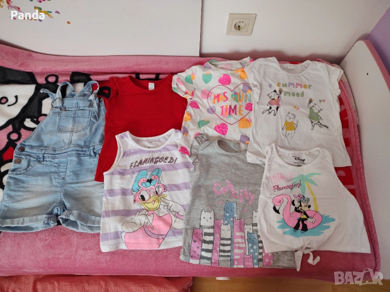 ЛОТ летни дрешки за момиче р.р. 98-104, снимка 1