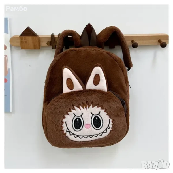 Лабубу Чанта тип Раница за Деца Плюшена Labubu, снимка 1