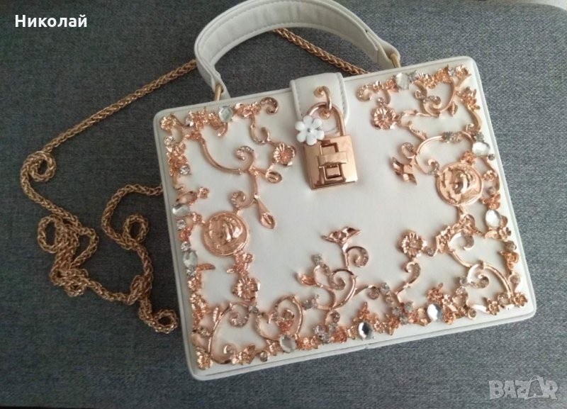 Елегнатна дамска чанта, подарък за жена, чанта за бал или сватба, снимка 1