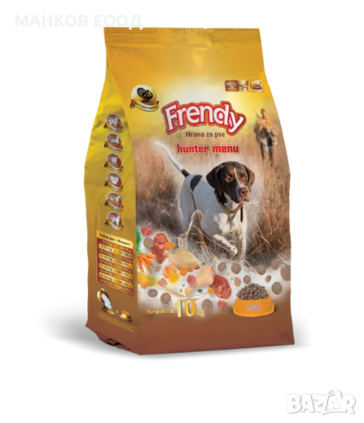 Frendy HUNTER (30% протеин) - екструдирана храна за ЛОВНИ кучета над 1 година, снимка 1