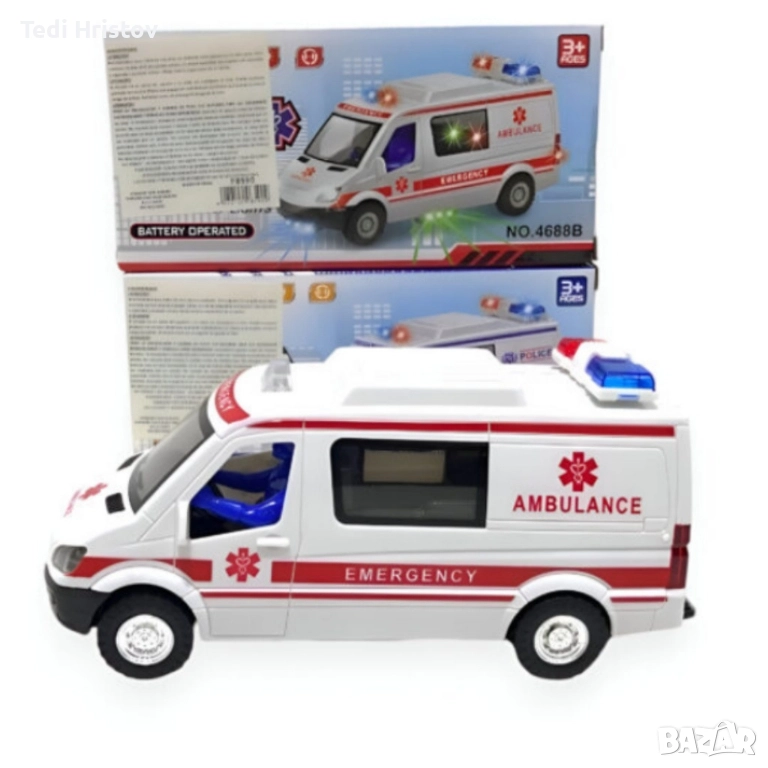 Линейка със звуци и мигащи светлини Bump & Go, снимка 1