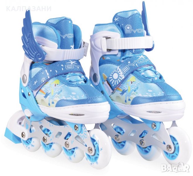 Детски ролери и кънки 2 в 1 - Ponny (34-37) син ЦВЯТ 254162, снимка 1