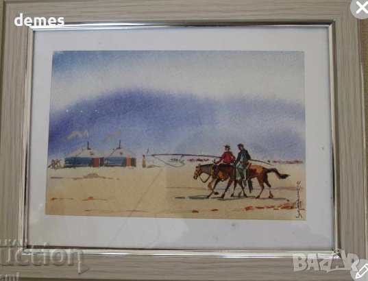 Серия традиционни картини живопис - Монголия, снимка 1