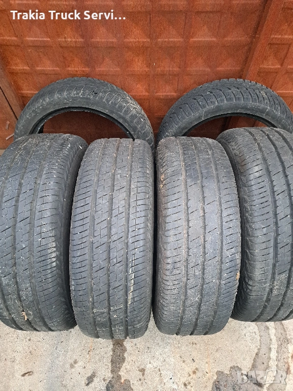 Комплект гуми с джанти и сензори 215 60 R16C Continental Vanco, снимка 1