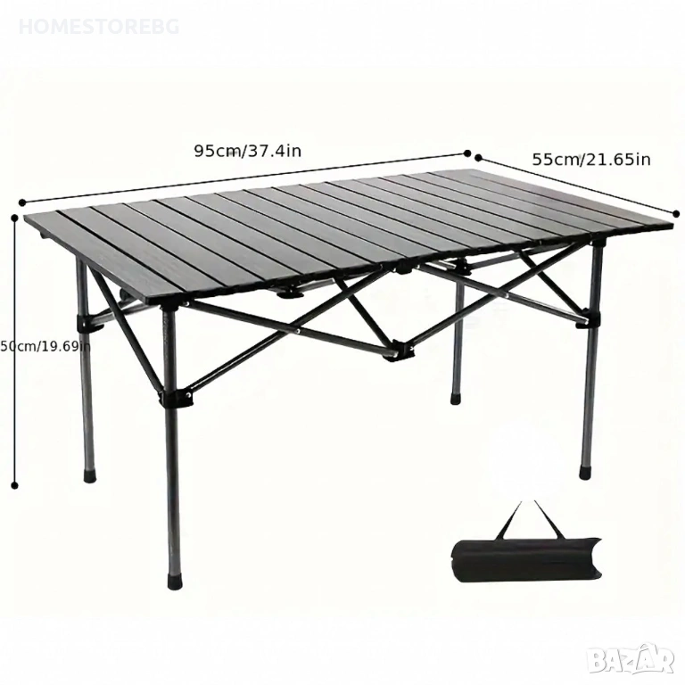 Сгъваема туристическа маса-подходяща за кетъринг, градина или просто на излет. , снимка 1