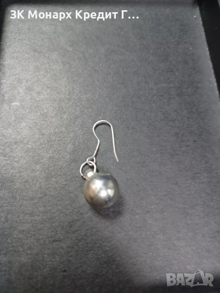 сребърна обеца, снимка 1