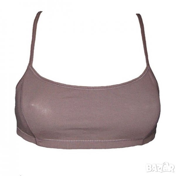 Памучно бюстие с регулираща презрамка, снимка 1