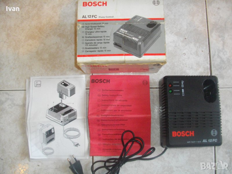 5,8A-4,8V-14,4V-140W-Bosch AL12FS-ЗА ЧАСТИ-ЗА РЕМОНТ-Бош-Зарядно-5,8Ампера-4,8-14,4 Волта, снимка 1