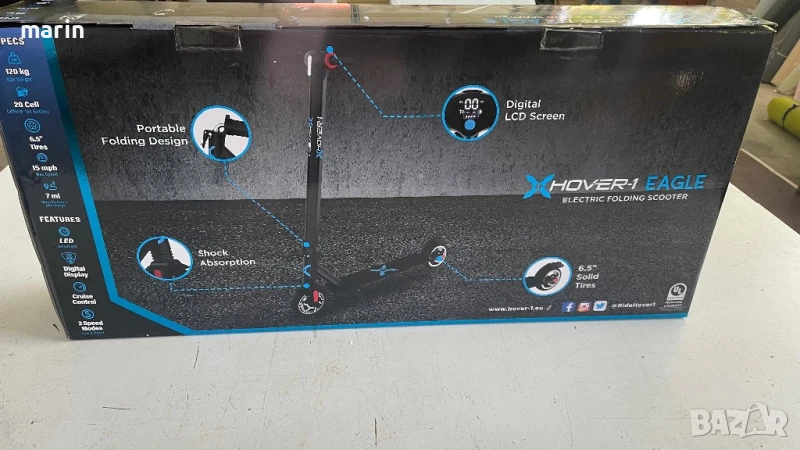 Тротинетката HOVER-1, снимка 1