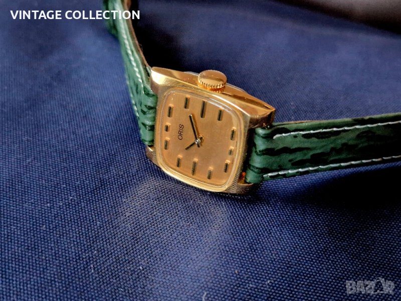 ORIS Швейцарски Механичен Часовник Позлатен Дамски Рядък SWISS MADE, снимка 1
