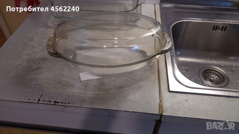 Огнеупорен съд с капак Borcam, снимка 1