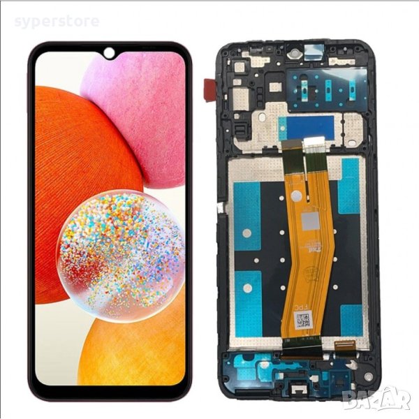LCD Дисплей с тъчскрийн за Samsung A14 4G + рамка  SS000287  A145 ORG комплект, снимка 1